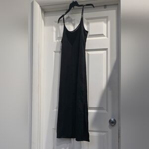 Auden Black Maxi Slip Nightgown